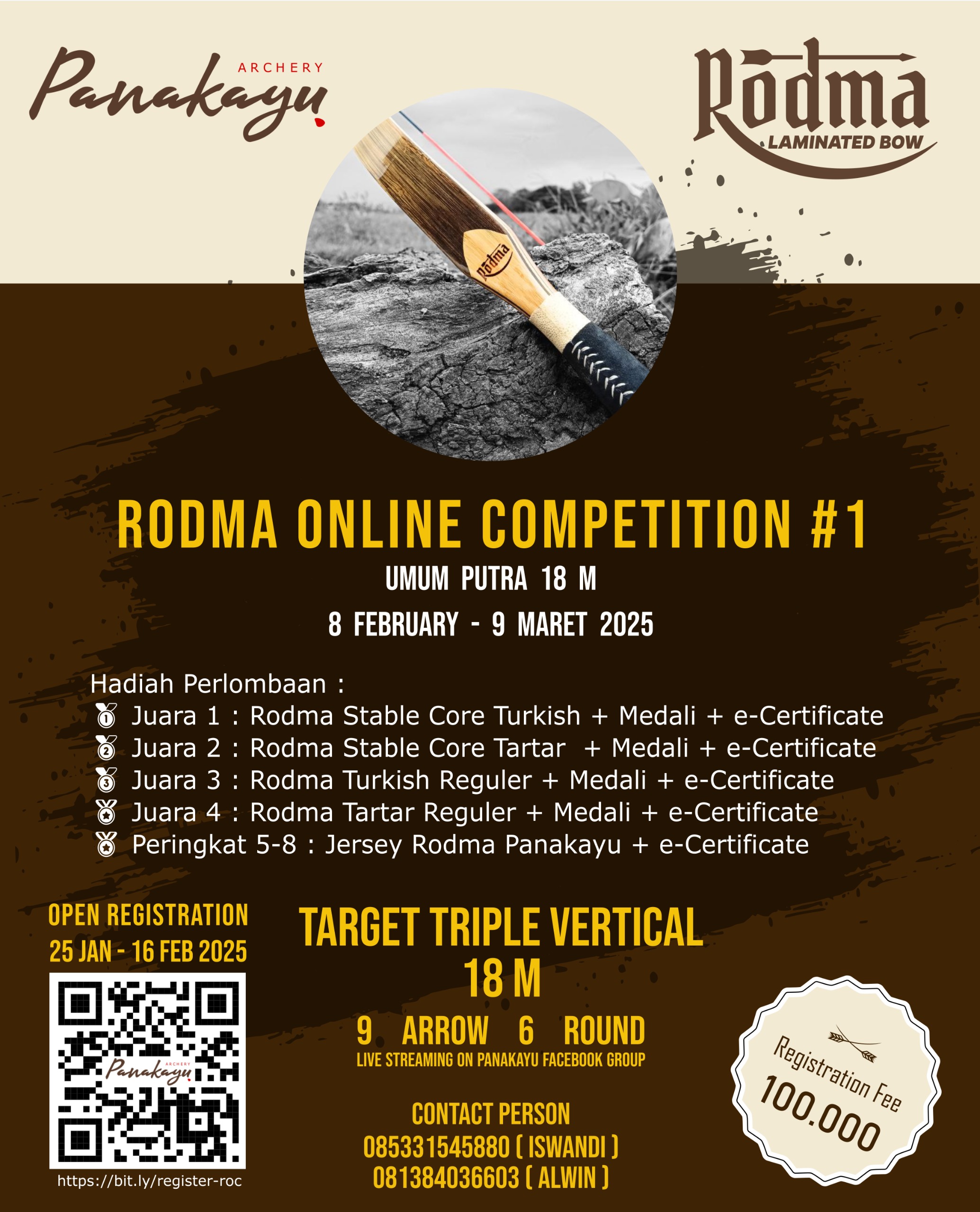 Panakayu - Rodma Online Competition Series #1 - 2025 Flyer