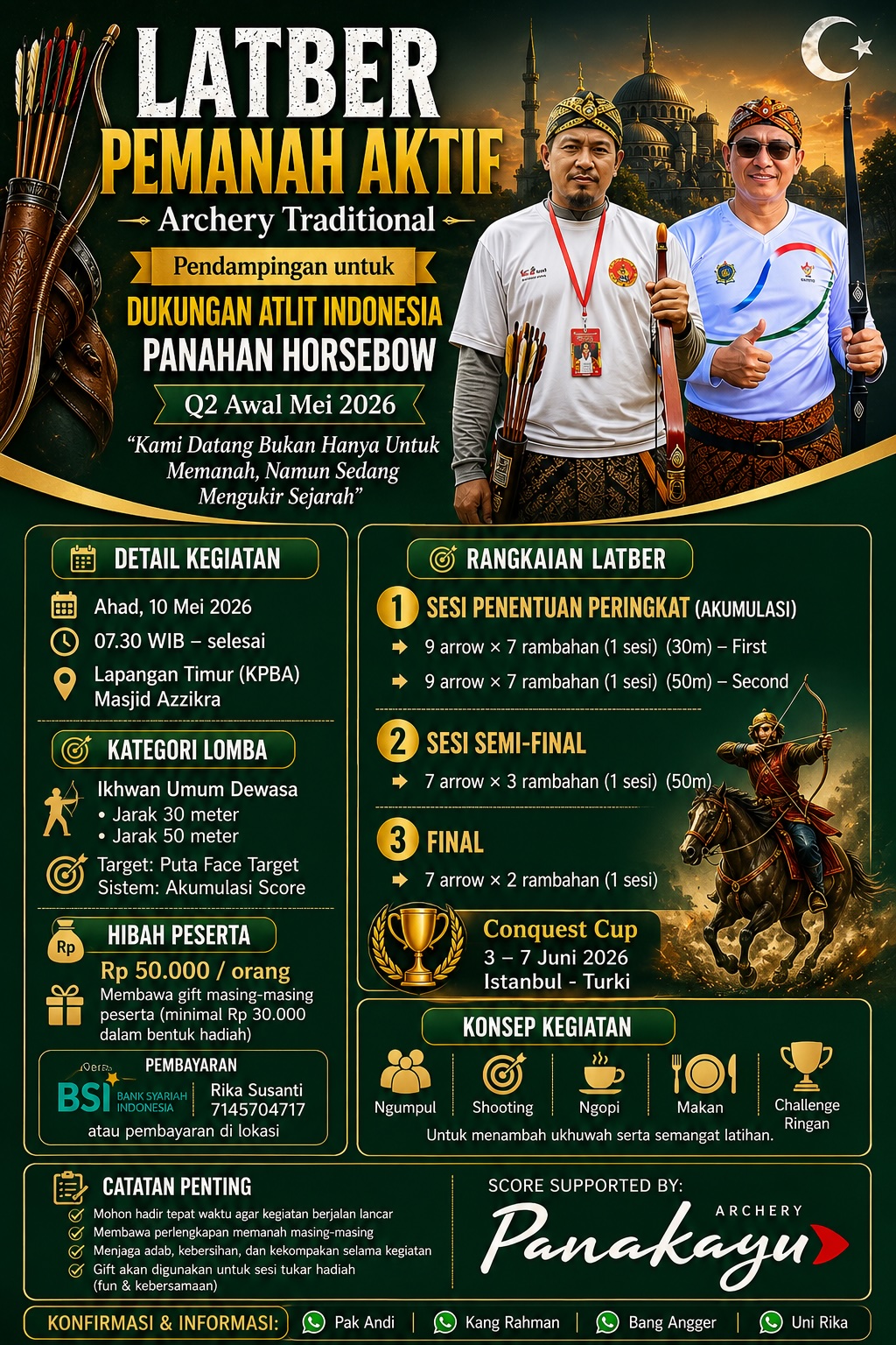 Latber Pemanah Aktif Flyer